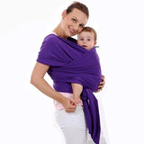 Baby Wrap Carrier Grey - The Original Child and Newborn Sling Perfect for Infants and Babies Up to 35 lbs (0 - 36 months)