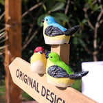 3 Pcs Solar-Powered LED Bird Light Set